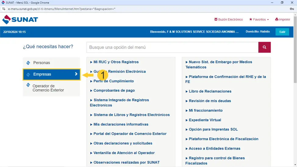 Subir Certificado Digital a SUNAT.